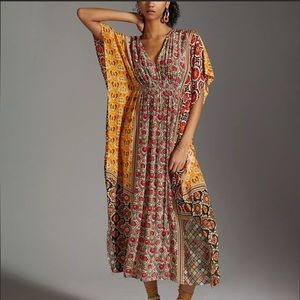 Anthropologie Rujuta Sheth Gather-Front Kaftan